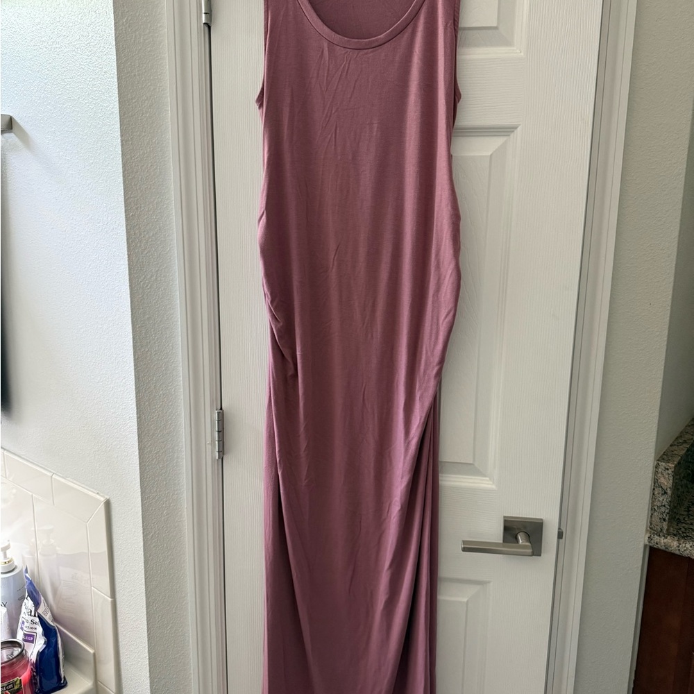 Pink Blush Maternity Mauve Maxi Dress